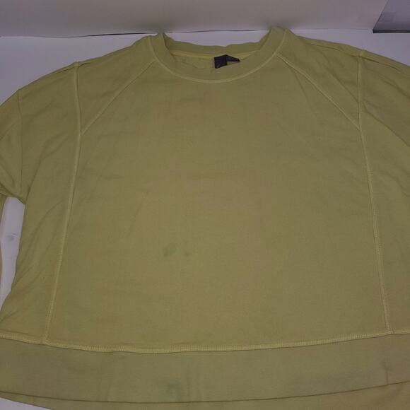 Sweaty Betty Sweatshirt After Class London Longline Zest Green Size 10 Workout - Picture 5 of 11